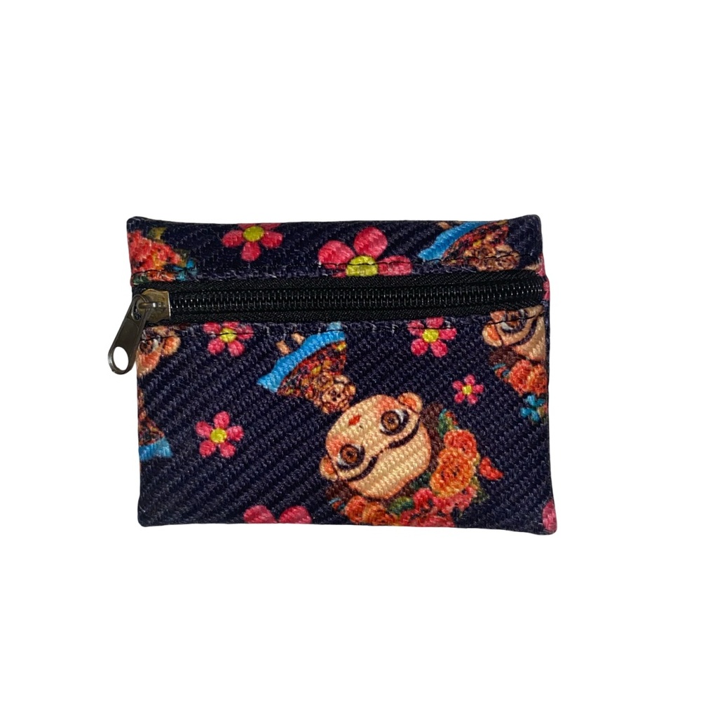 Frida Khalo Zip Up Wallet Multi Use Pouch